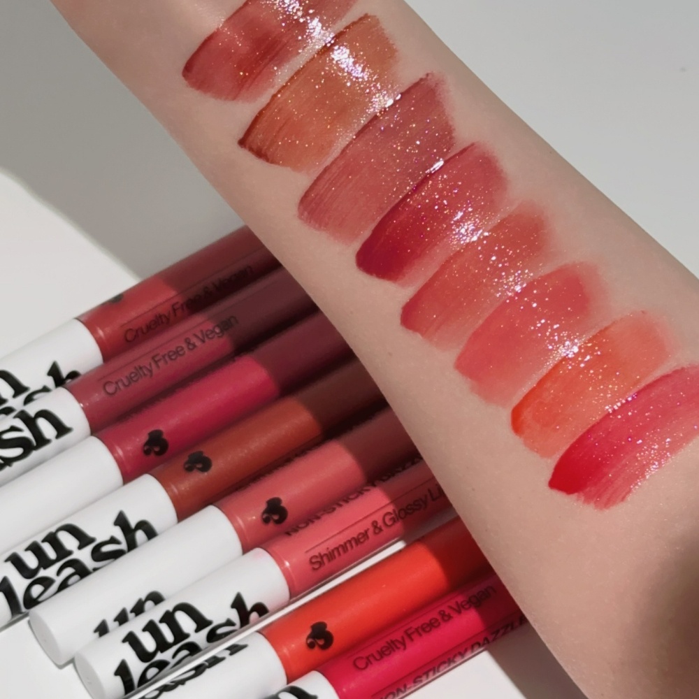 Son bóng nhũ Unleashia Non-Sticky Dazzle Tint 4g lấp lánh kim tuyến lâu trôi