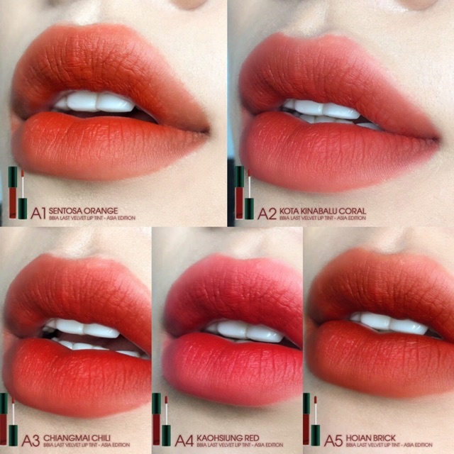 Son kem Bbia Asia Edition Last Velvet Lip Tint 3.5g độ bám màu tốt, không gây khô môi