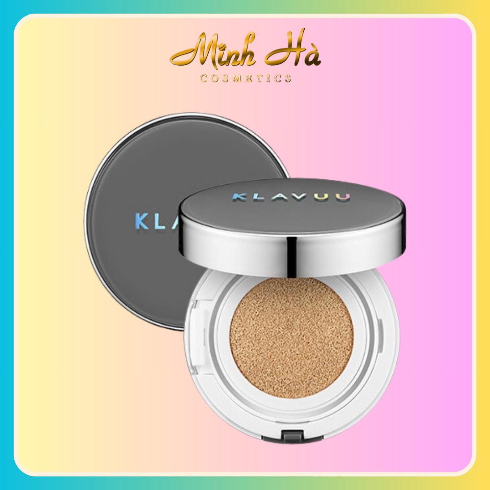 Phấn nước Klavuu Urban Pearlsation High Coverage Tension Cushion 15g kiềm dầu và làm lớp nền mịn đẹp