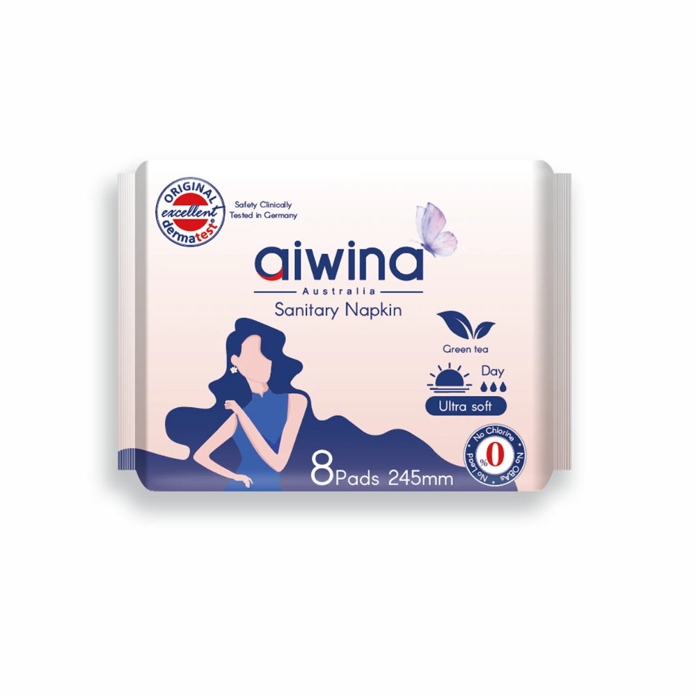Băng vệ sinh Aiwina (Hương trà) các loại chống tràn tuyệt đối siêu thấm