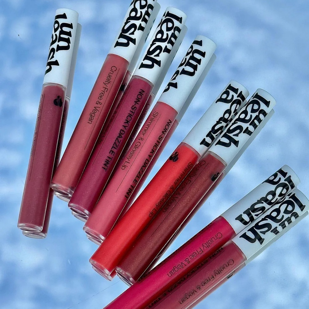 Son bóng nhũ Unleashia Non-Sticky Dazzle Tint 4g lấp lánh kim tuyến lâu trôi