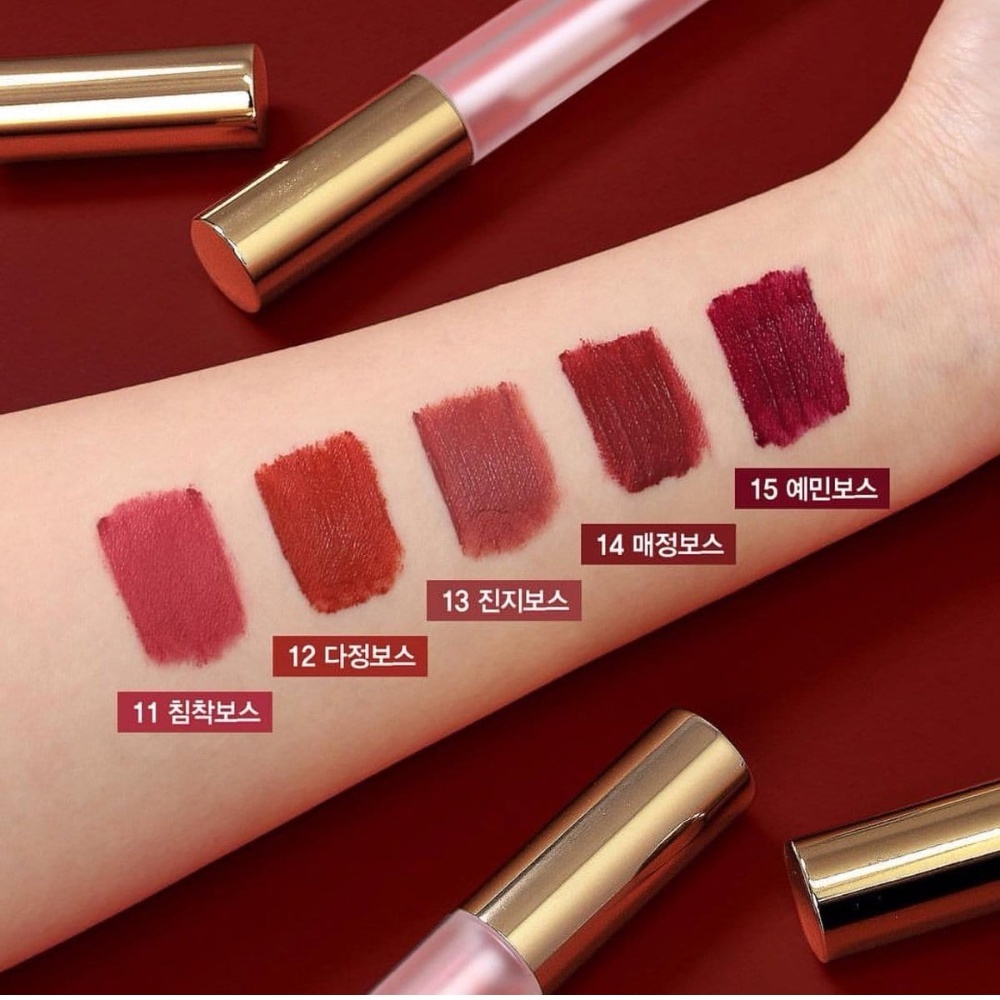 Son kem Bbia Last Velvet Lip Tint Version 3 Boss Series 5ml giúp mềm môi, làm môi mịn mượt môi
