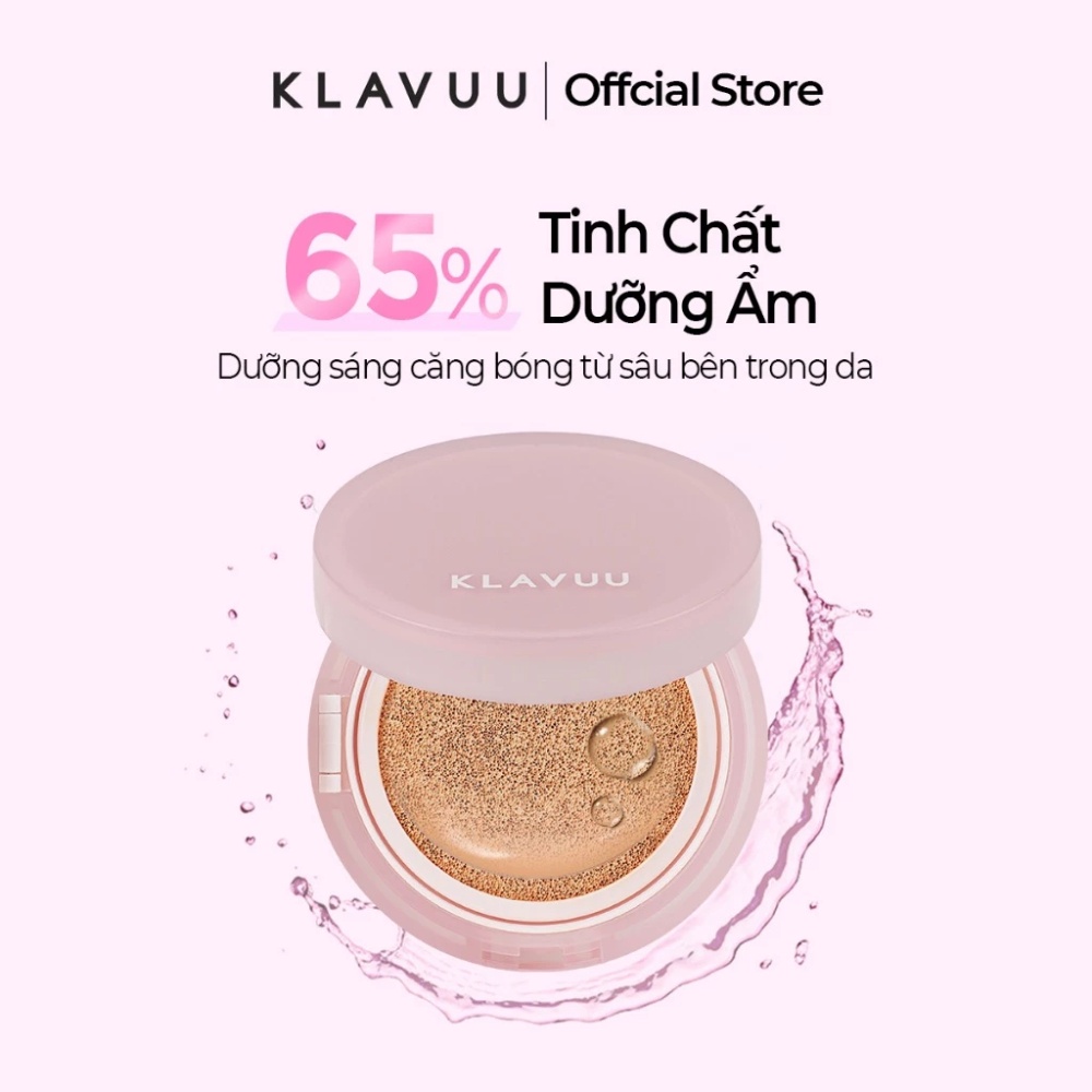 Cushion Klavuu Actress Backstage Boosting Glow 12g độ che phủ hoàn hảo bền màu