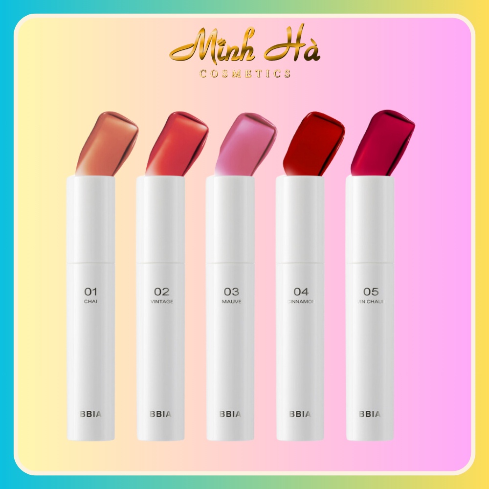 Son tint bóng Bbia Glow Lip Tint 3.2g màu sắc tươi sáng và bắt mắt không gây nặng môi