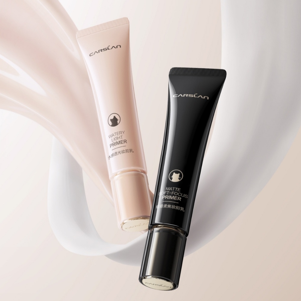 Kem lót Carslan Watery Light Primer/Matte Soft - Focus Primer 35g dưỡng ẩm và kiềm dầu cho lớp nền mịn mướt