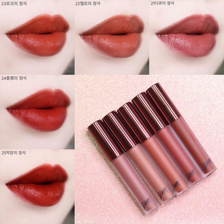 Son kem lì Bbia Last Velvet Lip Tint Version 5 Note Series 5g chất son chuẩn mịn lì