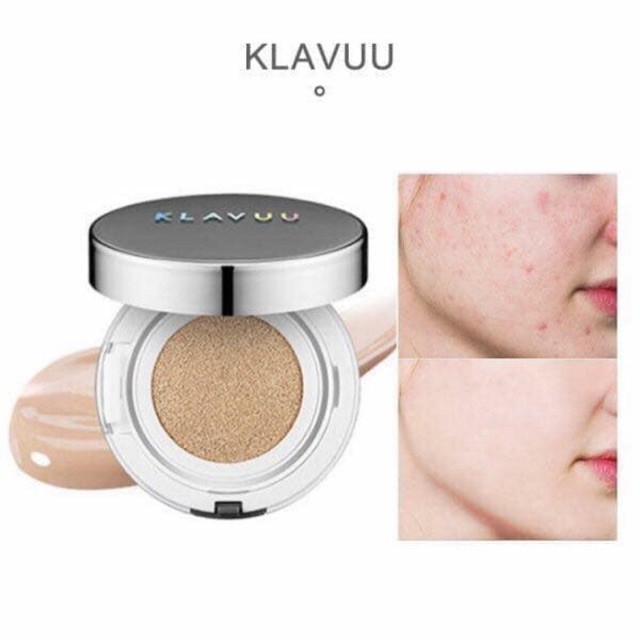 Phấn nước Klavuu Urban Pearlsation High Coverage Tension Cushion 15g kiềm dầu và làm lớp nền mịn đẹp