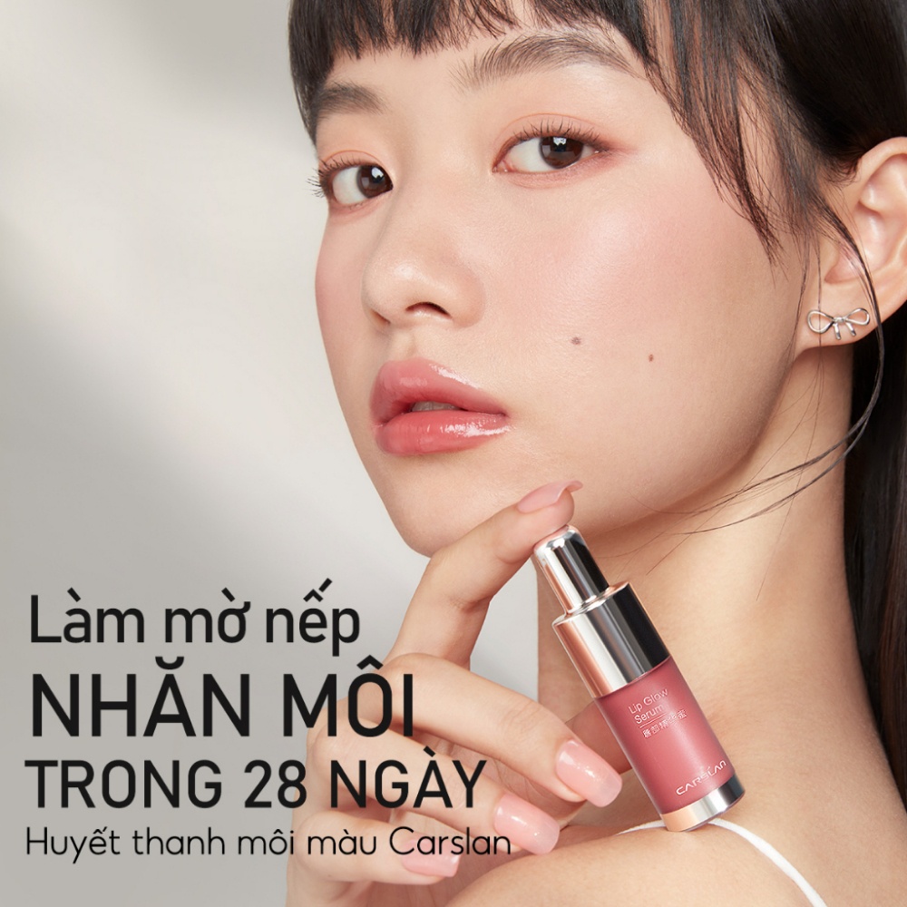 Son Carslan Lip Glow Serum 4.5g dưỡng ẩm môi làm sáng nếp nhăn trong 28 ngày