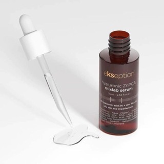 Tinh chất Ekseption Hyaluronic ZnPCA Mixlab Serum 75ml hỗ trợ giảm mụn kiểm soát dầu nhờn