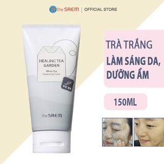 Sữa rửa mặt The Saem Healing Tea Garden Cleansing Foam 150ml sáng da, mềm mịn và săn chắc
