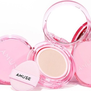 Phấn nước Amuse Dew Powder Vegan Cushion SPF 50+ PA++++ 15g tạo hiệu ứng căng bóng nhẹ nhàng