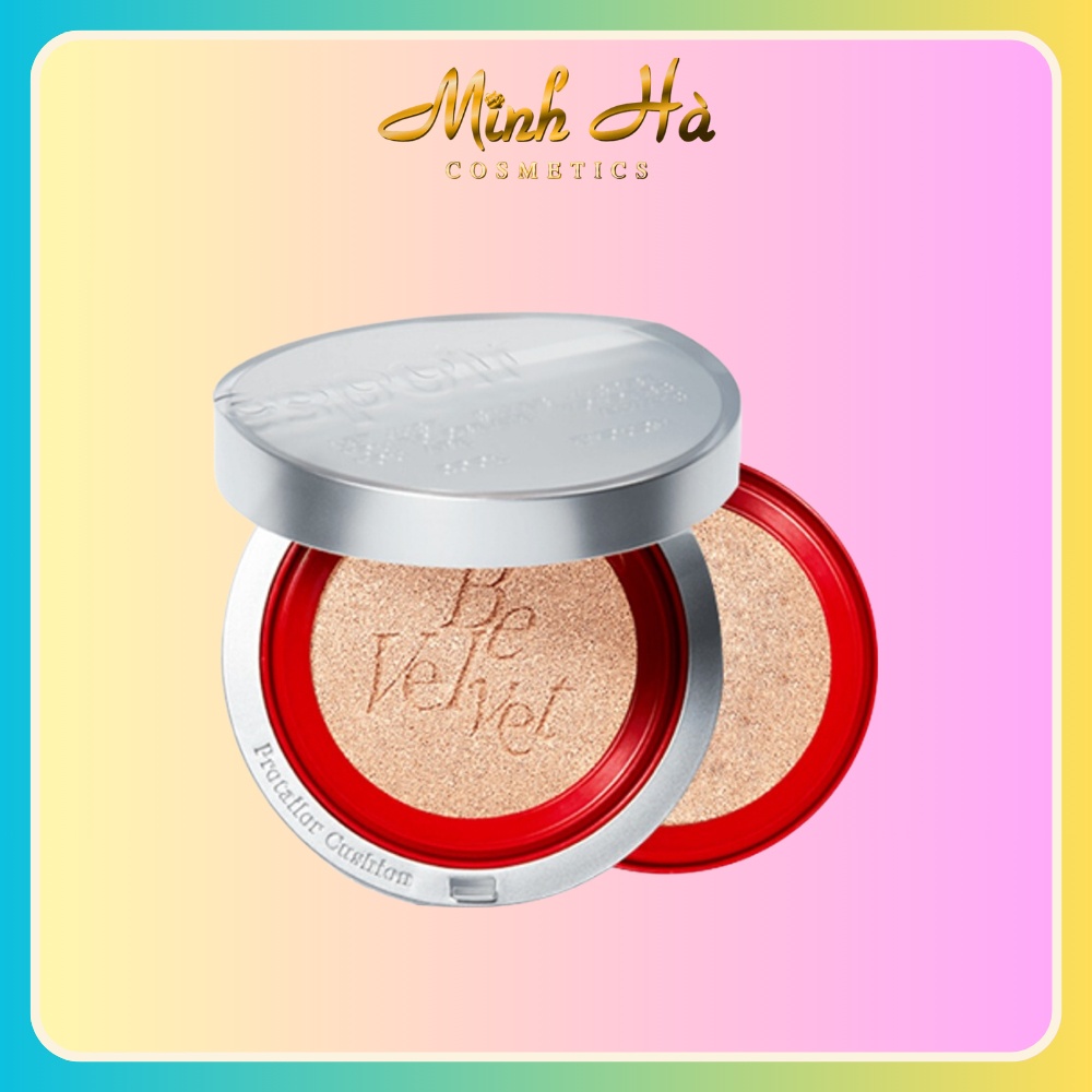 Phấn nước Espoir Pro Tailor Be Velvet Cover Cushion New Class SPF 34 PA++ 13g Tone 21 Cool & Chill Edition (màu xám)
