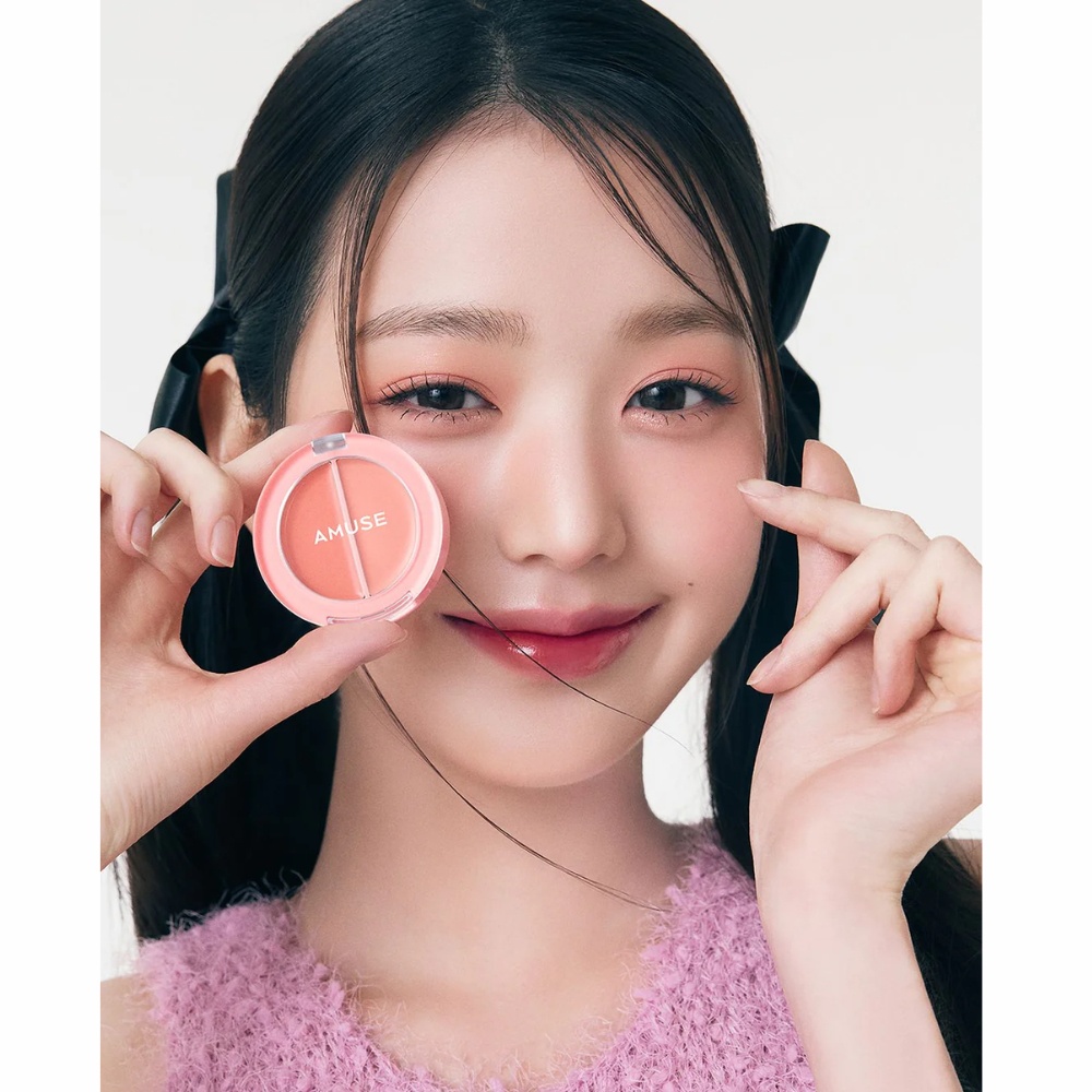 Son dưỡng môi kiêm má hồng AMUSE Lip & Cheek Healthy Balm 1.5g tiện lợi lâu màu chuẩn