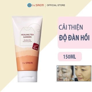 Sữa rửa mặt The Saem Healing Tea Garden Cleansing Foam 150ml sáng da, mềm mịn và săn chắc