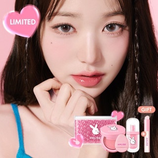 Set son và má hồng Amuse Bunny Tongue Limited thêm vẻ hồng hào rực rỡ cho khuôn mặt