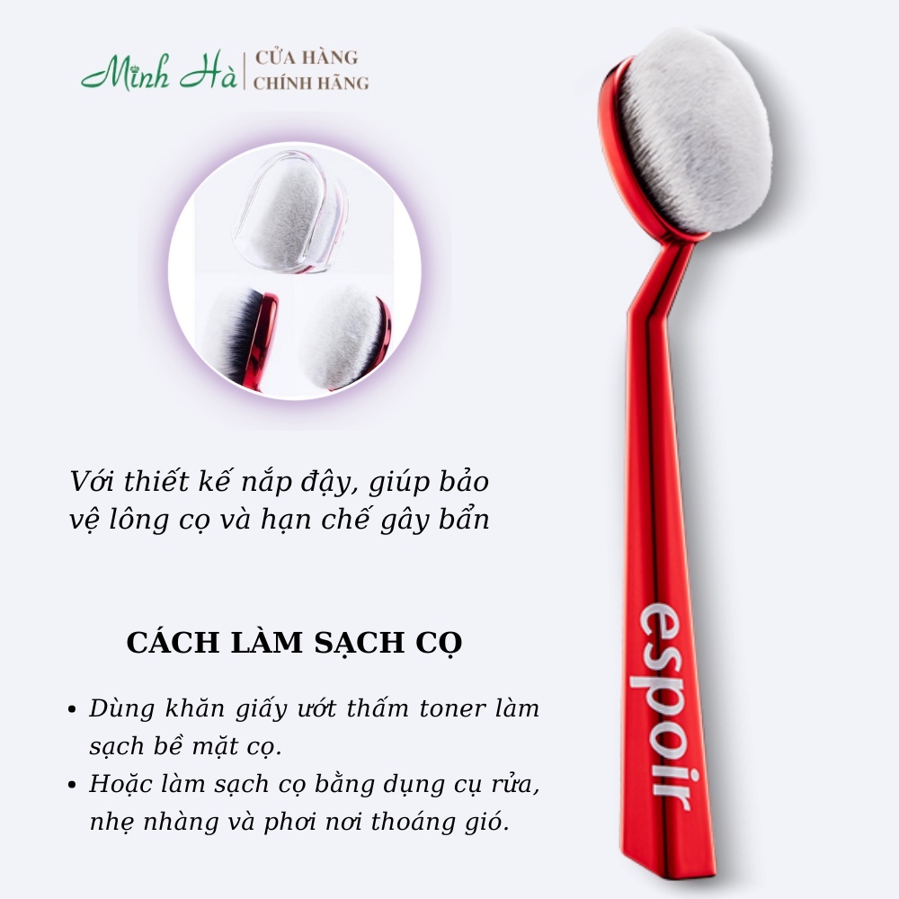 Cọ đánh nền ESPOIR Super Soft Face Brush 15g siêu mịn cho lớp nền tự nhiên