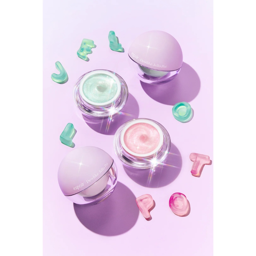 Gel bắt sáng Espoir Dewlike Jello Pot 10g hiệu ứng sáng bóng ánh nhũ mịn màng