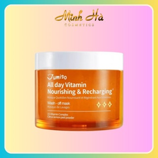 Mặt nạ Jumiso All Day Vitamin Nourishing & Recharging Wash-Off Mask 100ml làm dịu hỗ trợ sáng da