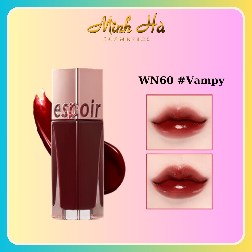 Son tint bóng lì Espoir Couture Lip Tint Shine 8.5g lâu trôi hiệu ứng tint bóng sang trọng