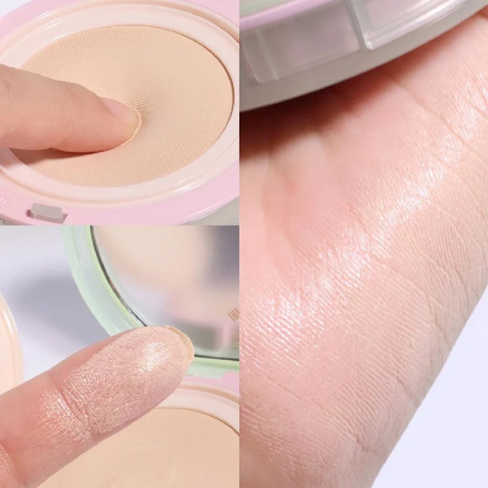 Phấn nước Espoir Be Natural Cushion Green Blossom SPF 50+ PA++++ Tone 21 14g kèm son kem + 2 bông mút