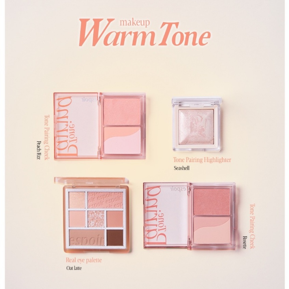 Phấn bắt sáng Espoir Tone Pairing Highlighter 9.6g trang điểm và tạo điểm nhấn cho khuôn mặt