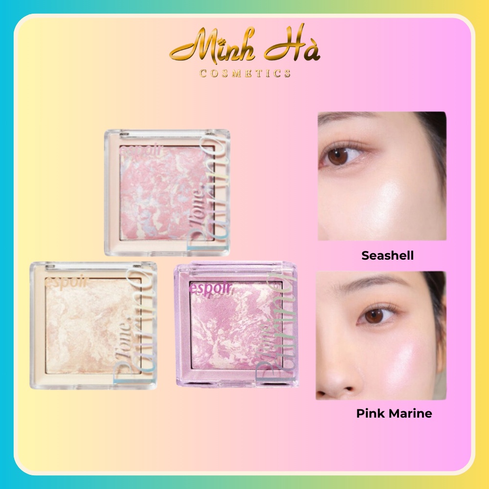 Phấn bắt sáng Espoir Tone Pairing Highlighter 9.6g trang điểm và tạo điểm nhấn cho khuôn mặt