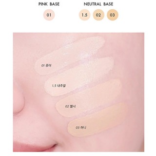 Phấn nước Amuse Dew Powder Vegan Cushion SPF 50+ PA++++ 15g tạo hiệu ứng căng bóng nhẹ nhàng