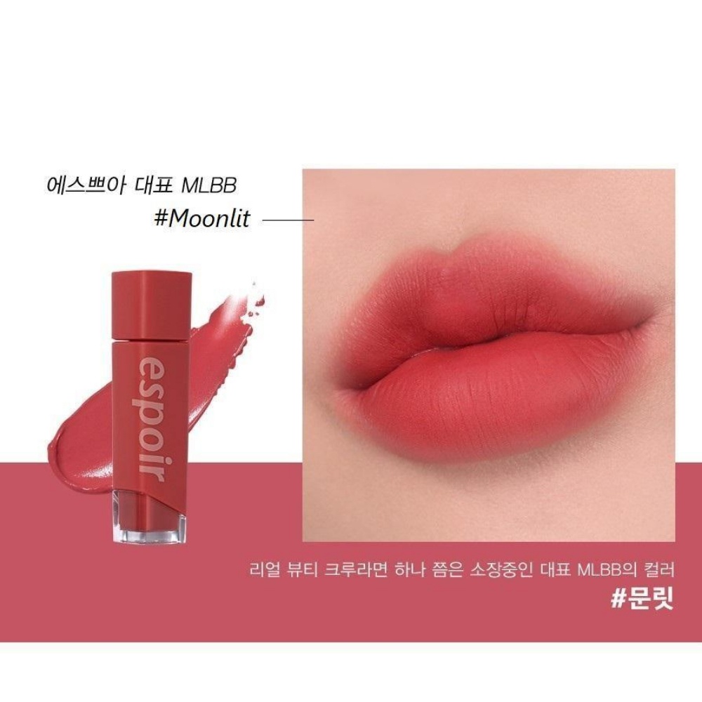 Son kem Espoir New Couture Lip Fluid Velvet 7g lớp finish lỳ cho đôi môi trông đầy đặn
