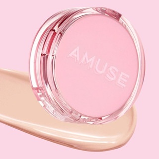 Phấn nước Amuse Dew Powder Vegan Cushion SPF 50+ PA++++ 15g tạo hiệu ứng căng bóng nhẹ nhàng