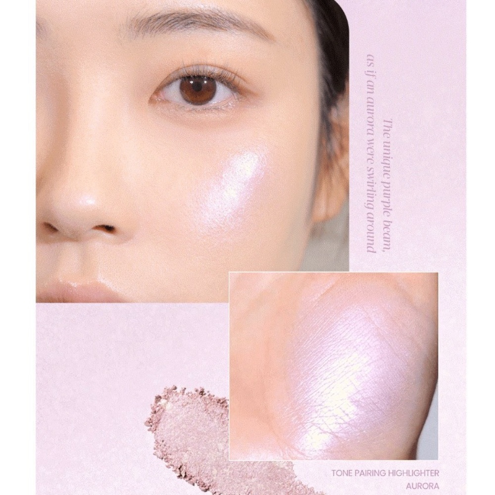 Phấn bắt sáng Espoir Tone Pairing Highlighter 9.6g trang điểm và tạo điểm nhấn cho khuôn mặt