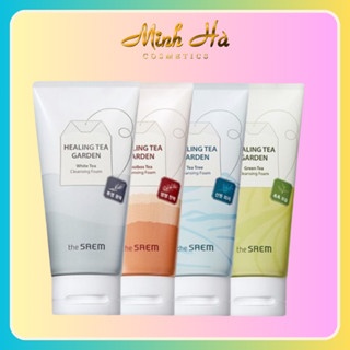 Sữa rửa mặt The Saem Healing Tea Garden Cleansing Foam 150ml sáng da, mềm mịn và săn chắc