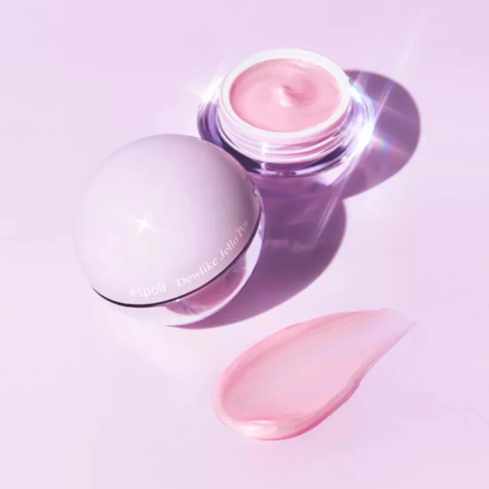 Gel bắt sáng Espoir Dewlike Jello Pot 10g hiệu ứng sáng bóng ánh nhũ mịn màng