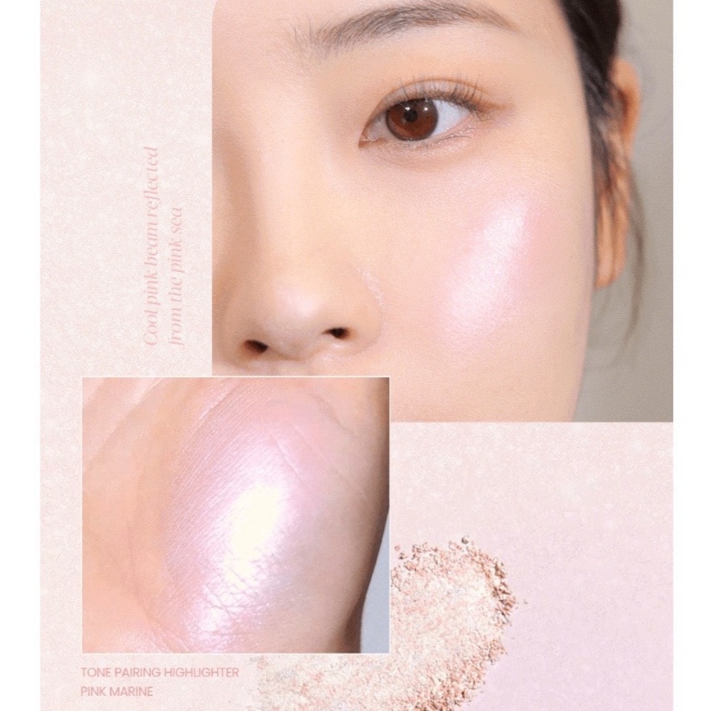 Phấn bắt sáng Espoir Tone Pairing Highlighter 9.6g trang điểm và tạo điểm nhấn cho khuôn mặt