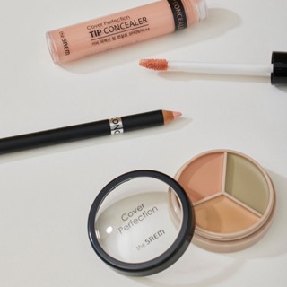Che khuyết điểm triệt sắc The Saem Cover Triple Pot Concealer 4.5g hiệu ứng che phủ đa dạng