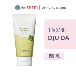 Sữa rửa mặt The Saem Healing Tea Garden Cleansing Foam 150ml sáng da, mềm mịn và săn chắc