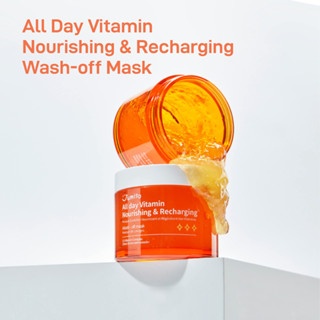 Mặt nạ Jumiso All Day Vitamin Nourishing & Recharging Wash-Off Mask 100ml làm dịu hỗ trợ sáng da