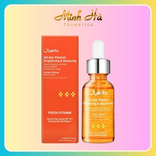 Tinh chất dưỡng trắng Jumiso All Day Vitamin Brightening & Balancing 30ml cấp ẩm giúp đều màu da