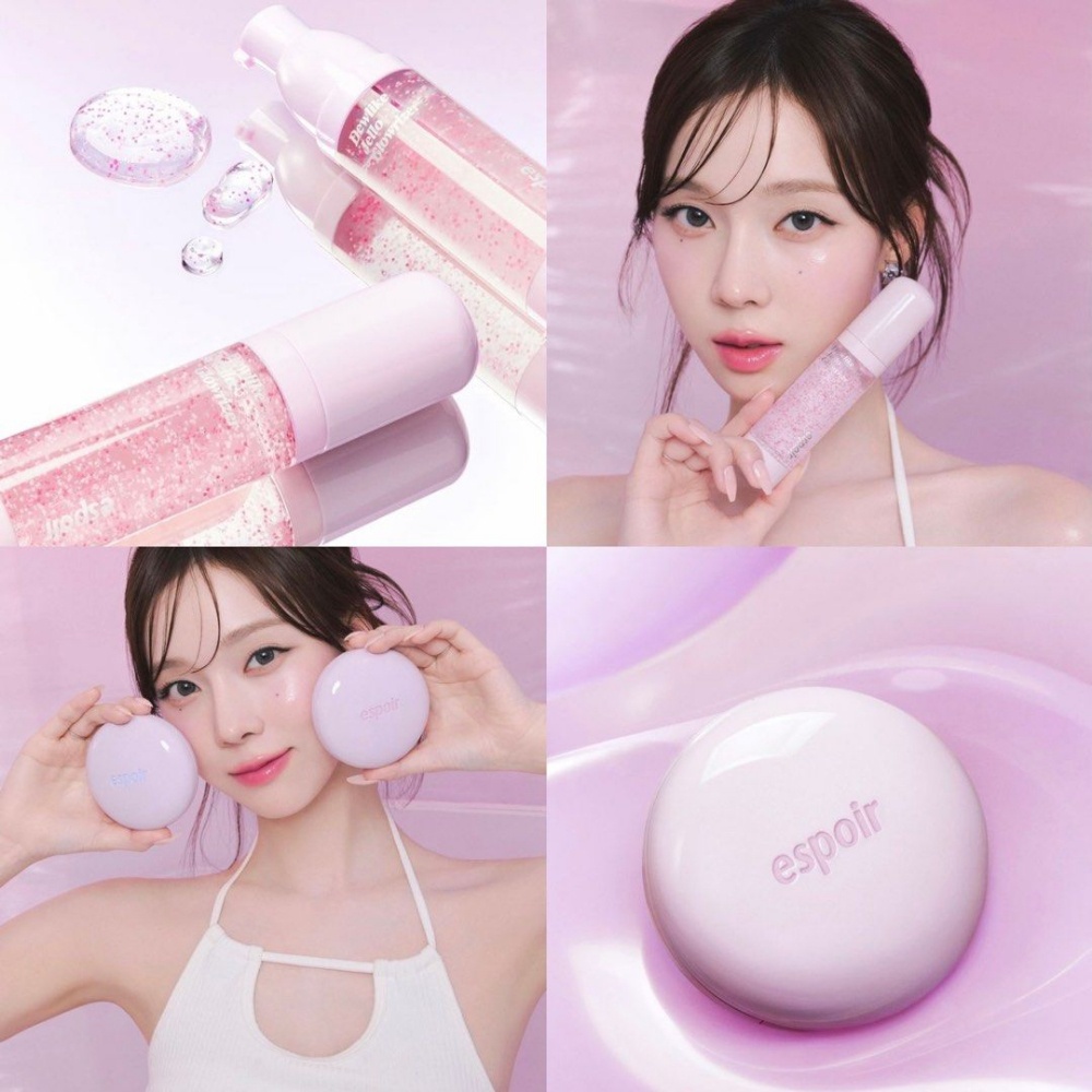 Kem lót trang điểm dạng gel Espoir Dewlike Jello Glowrizer 40ml cấp ẩm cho lớp nền hoàn hảo