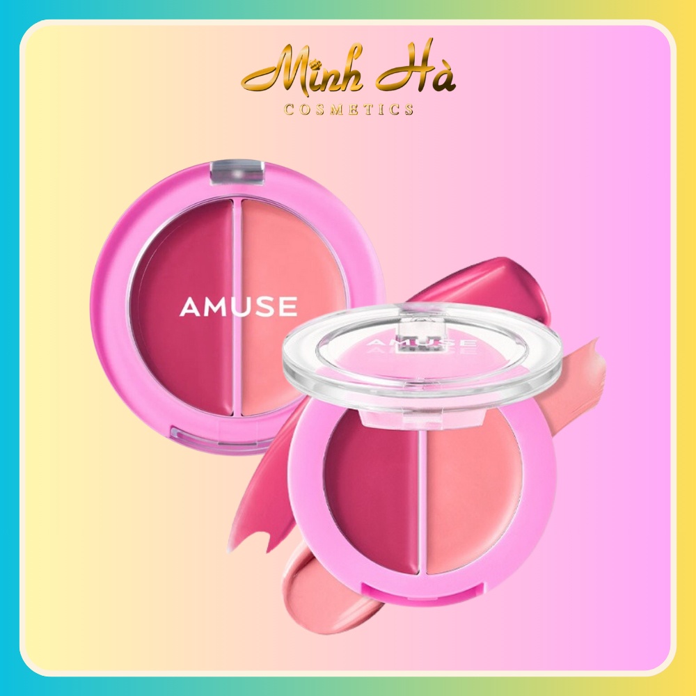 Son dưỡng môi kiêm má hồng AMUSE Lip & Cheek Healthy Balm 1.5g tiện lợi lâu màu chuẩn