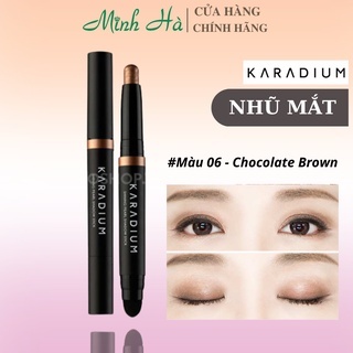 Nhũ mắt hai đầu Karadium Shinin Peagrl Shadow Stick 1.4g lên màu chuẩn lâu trôi