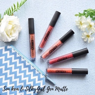 Son kem lì Silkygirl Gen Matte 3.8ml cấp ẩm nhẹ môi cho đôi môi thêm xinh xắn