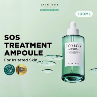 Tinh chất Skin1004 Madagascar Centella Poremizing Flash Ampoule, Tea-Trica Relief Ampoule 100ml làm dịu cấp ẩm cho da