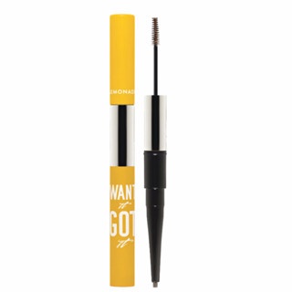 Chì kẻ mày 2 đầu Lemonade Dual Eyebrow Want It Got It 4g tiện lợi lâu trôi