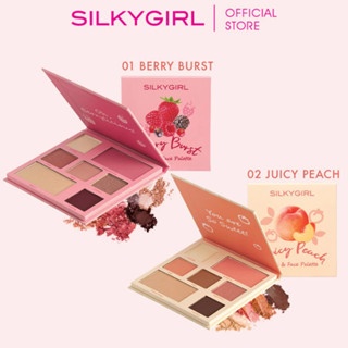 Bảng phấn mắt và má 7 ô Silkygirl Eye & Face Palette 12.6g hạt phấn li ti mềm mịn