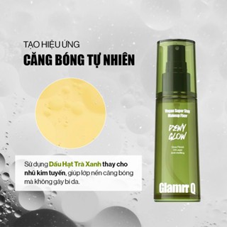 Xịt khóa nền GLAMRR Q Vegan Super Stay Makeup Fixer 50ml cung cấp độ ẩm cho da lâu trôi, bền màu