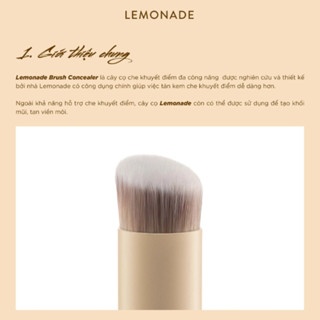 Cọ che khuyết điểm Lemonade Concealer Brush 10g chất lông mềm mịn được nén chặt