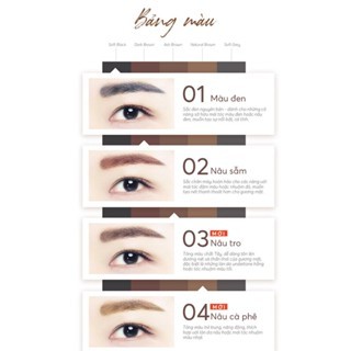Chì kẻ mày SilkyGirl Hi Definition Brow Liner 0.35g chì kẻ mày 2 đầu giúp định hình chân mày rõ nét