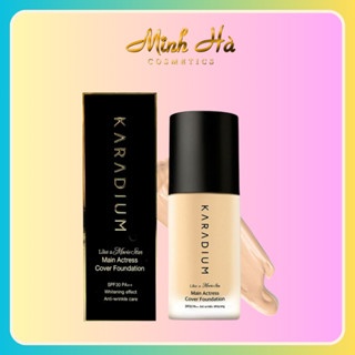 Kem nền Karadium Main Actress Cover Foundation SPF30/PA++ 30ml mỏng nhẹ tự nhiên che khuyết điểm tốt