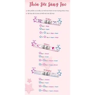 Nước hoa SilkyGirl Edp Duo Rollerball 2 đầu 10ml mang đến trải nghiệm hoàn toàn mới, tự do pha chế mùi hương
