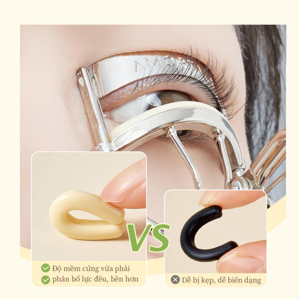 Bấm mi AMORTALS Curling Eyelash Curler uốn mi tự nhiên giữ dáng lâu dễ dùng